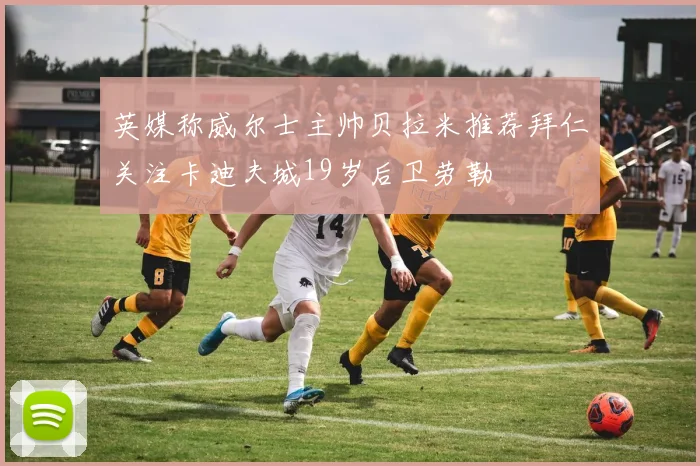英媒称威尔士主帅贝拉米推荐拜仁关注卡迪夫城19岁后卫劳勒
